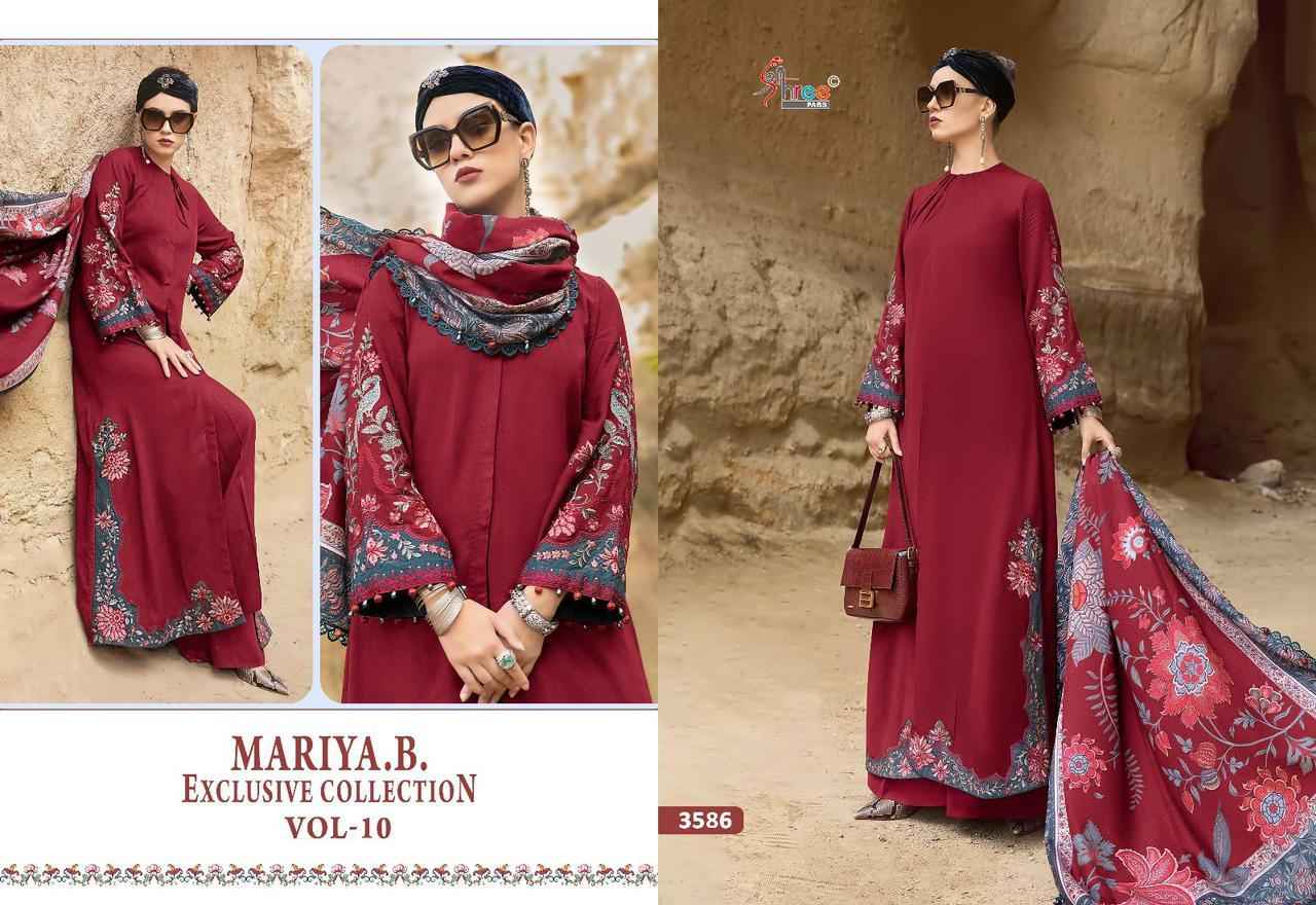 Shree Fabs Mariya B Exclusive Collection Vol-10 Rayon Cotton Dress Material (4 Pcs Catalog)