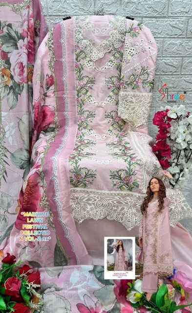 Shree Fabs Mariya B Lawn Vol 2 Nx Lawn Cotton Dress Material 3 pcs Catalogue