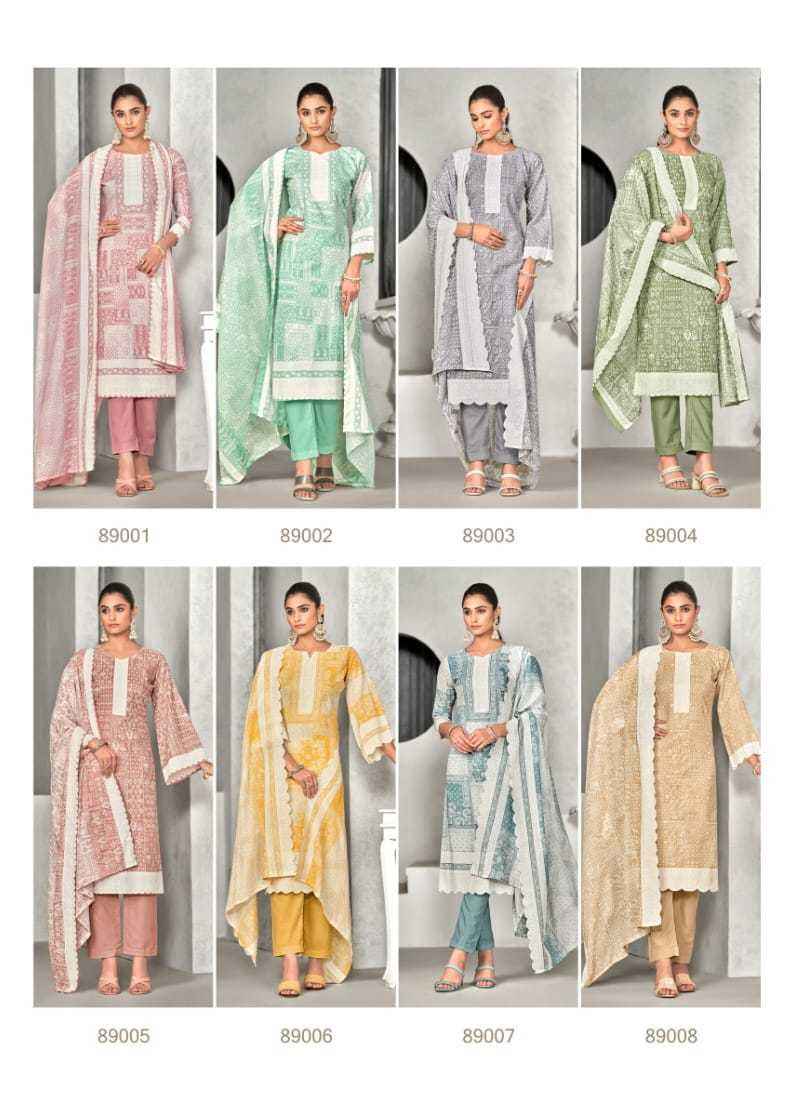 Skt Adhira Vol 7 Cotton Dress Material 8 pcs Catalogue
