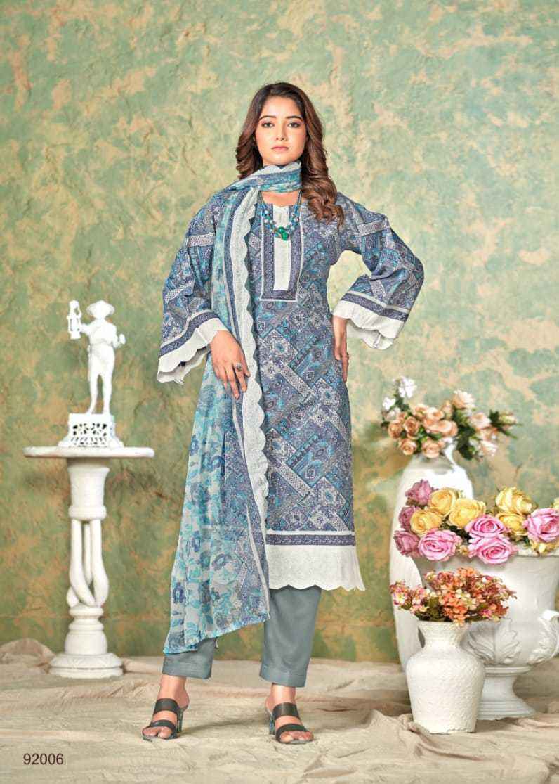 Skt Rihaana Cotton Dress Material 8 pcs Catalogue