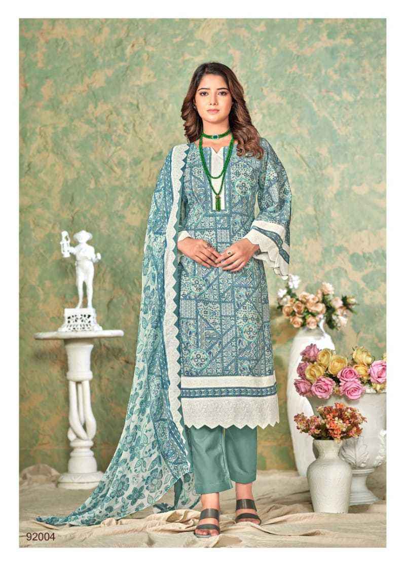 Skt Rihaana Cotton Dress Material 8 pcs Catalogue
