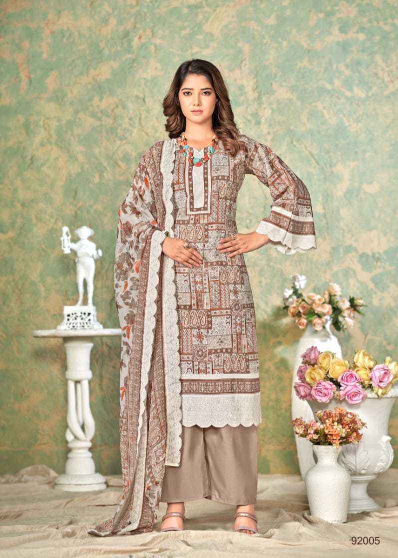 Skt Rihaana Cotton Dress Material 8 pcs Catalogue