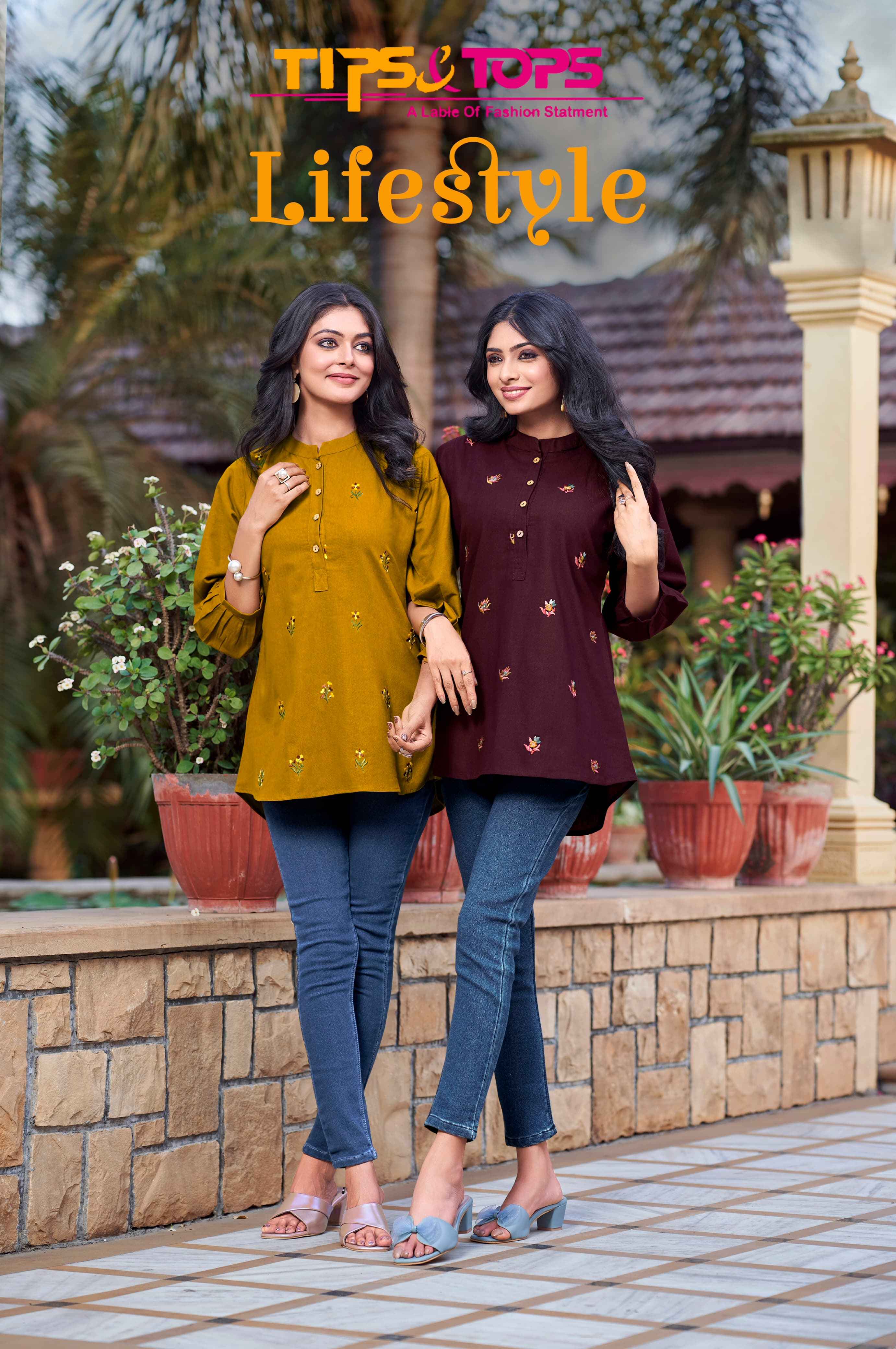 Tips & Tops Lifestyle Fancy Short Tops  (6 Pc Catalog)