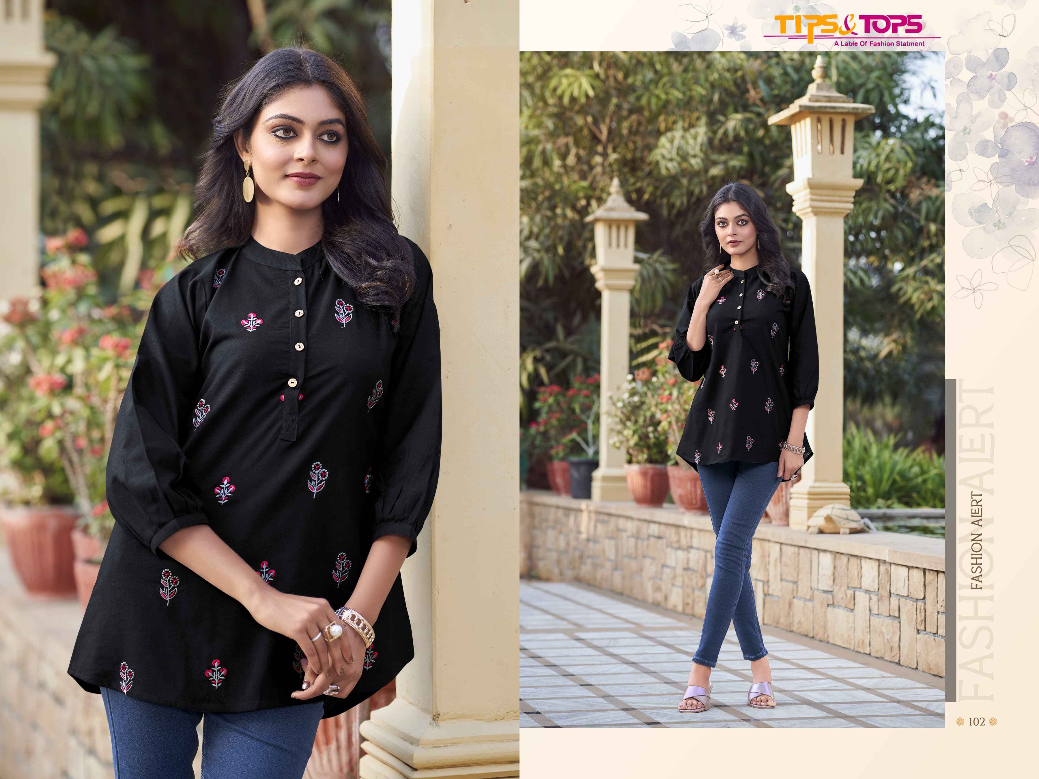 Tips & Tops Lifestyle Fancy Short Tops  (6 Pc Catalog)