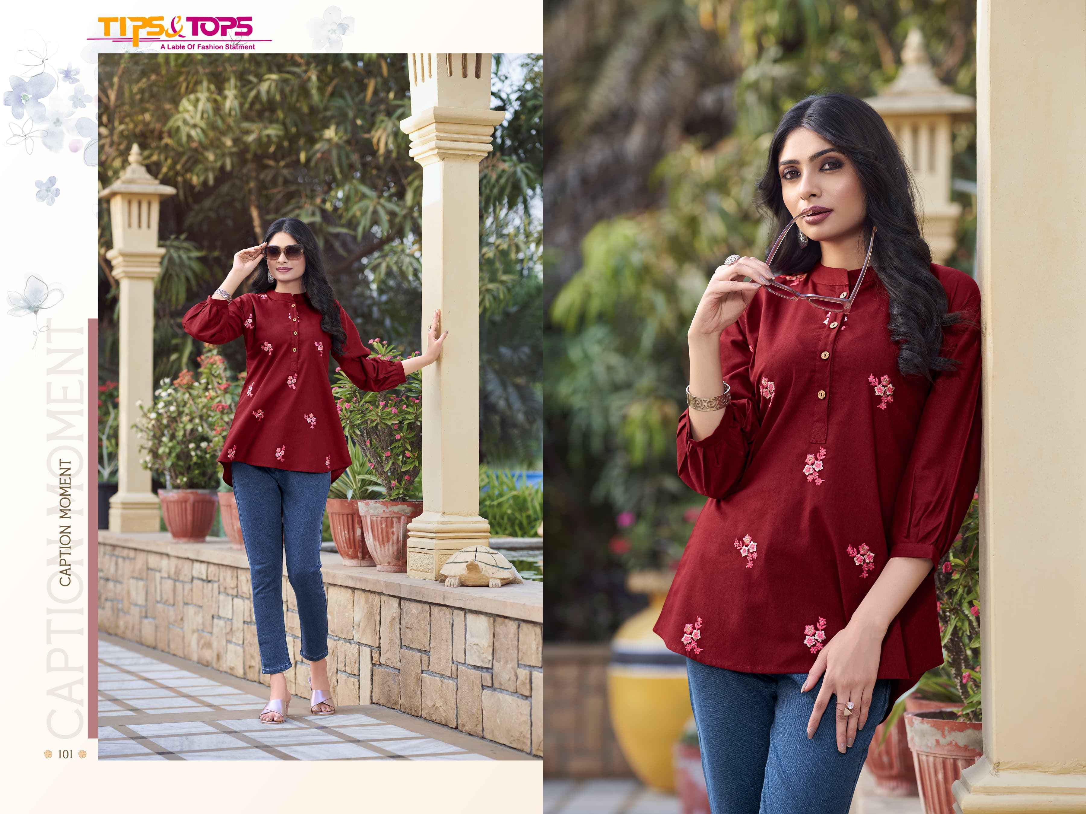 Tips & Tops Lifestyle Fancy Short Tops  (6 Pc Catalog)