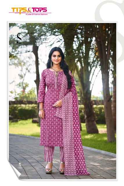 Tips & Tops Summer Fashion Vol 5 Cotton Kurti Combo 6 pcs Catalogue