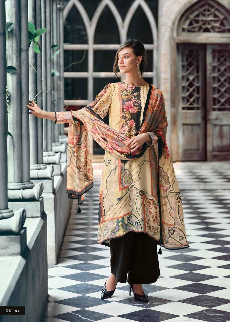 Varsha Erina Viscose Muslin Dress Material (4 Pc Cataloge)