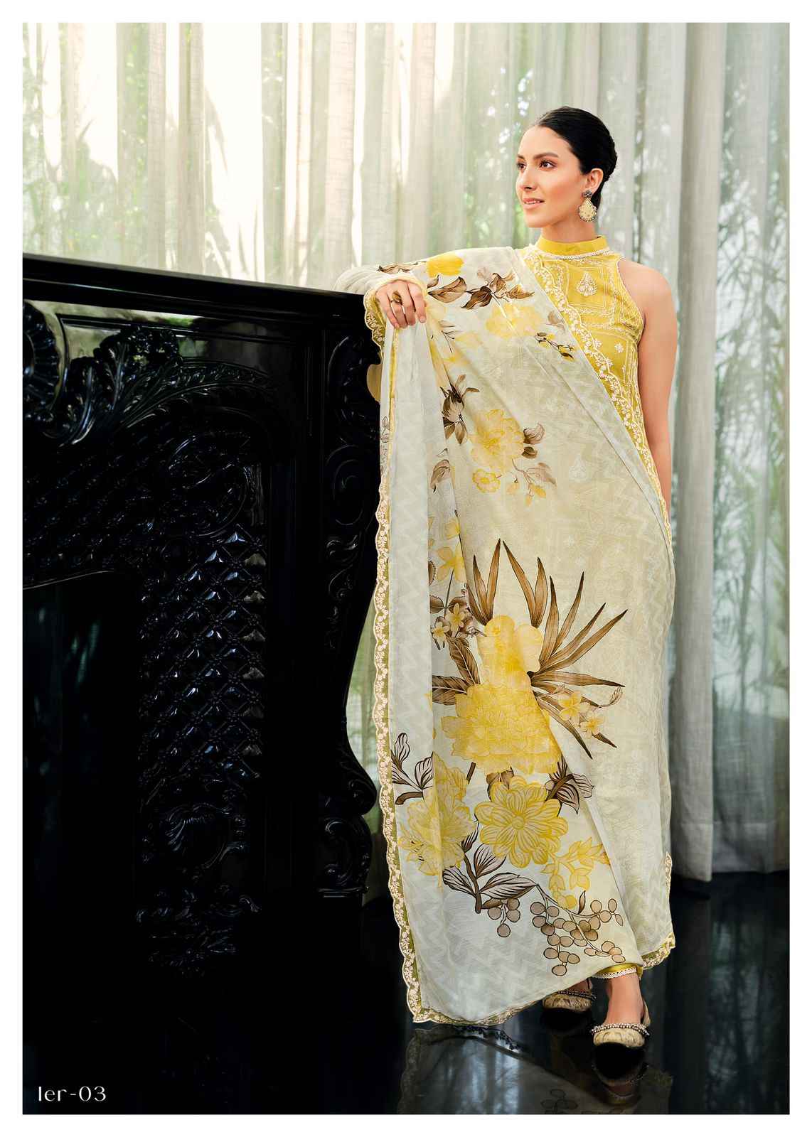 Varsha  Ishq E Raj  Super Net  Dress Material (5 Pc Cataloge)