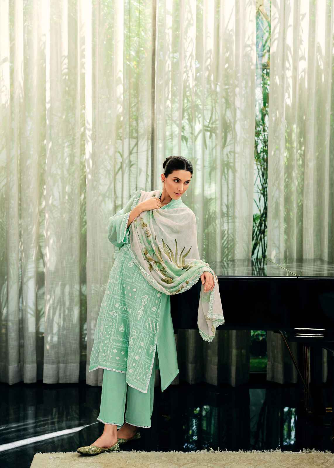 Varsha  Ishq E Raj  Super Net  Dress Material (5 Pc Cataloge)