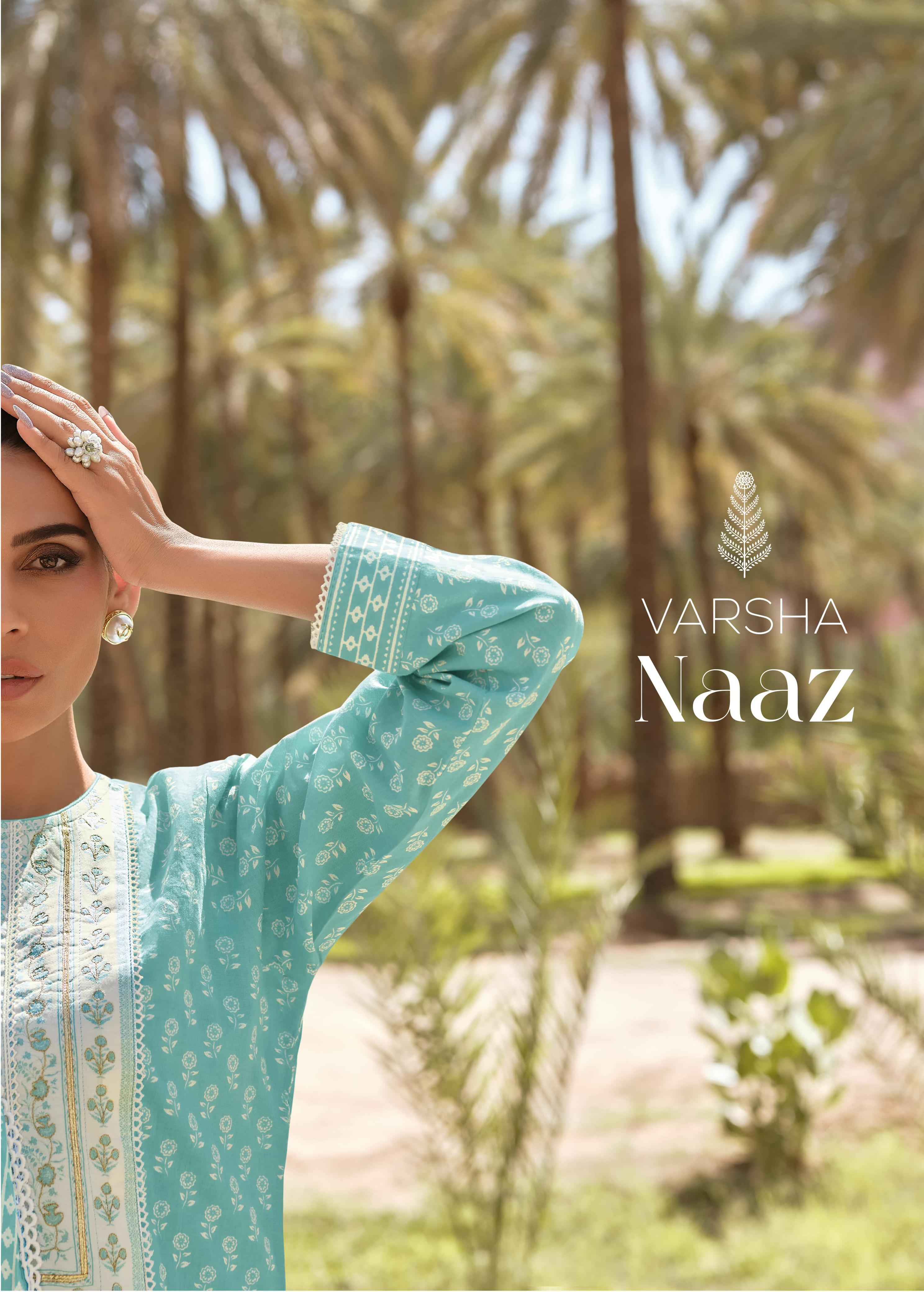 Varsha Naaz Digital Print Cotton Dress Material (4 Pc Catalog)
