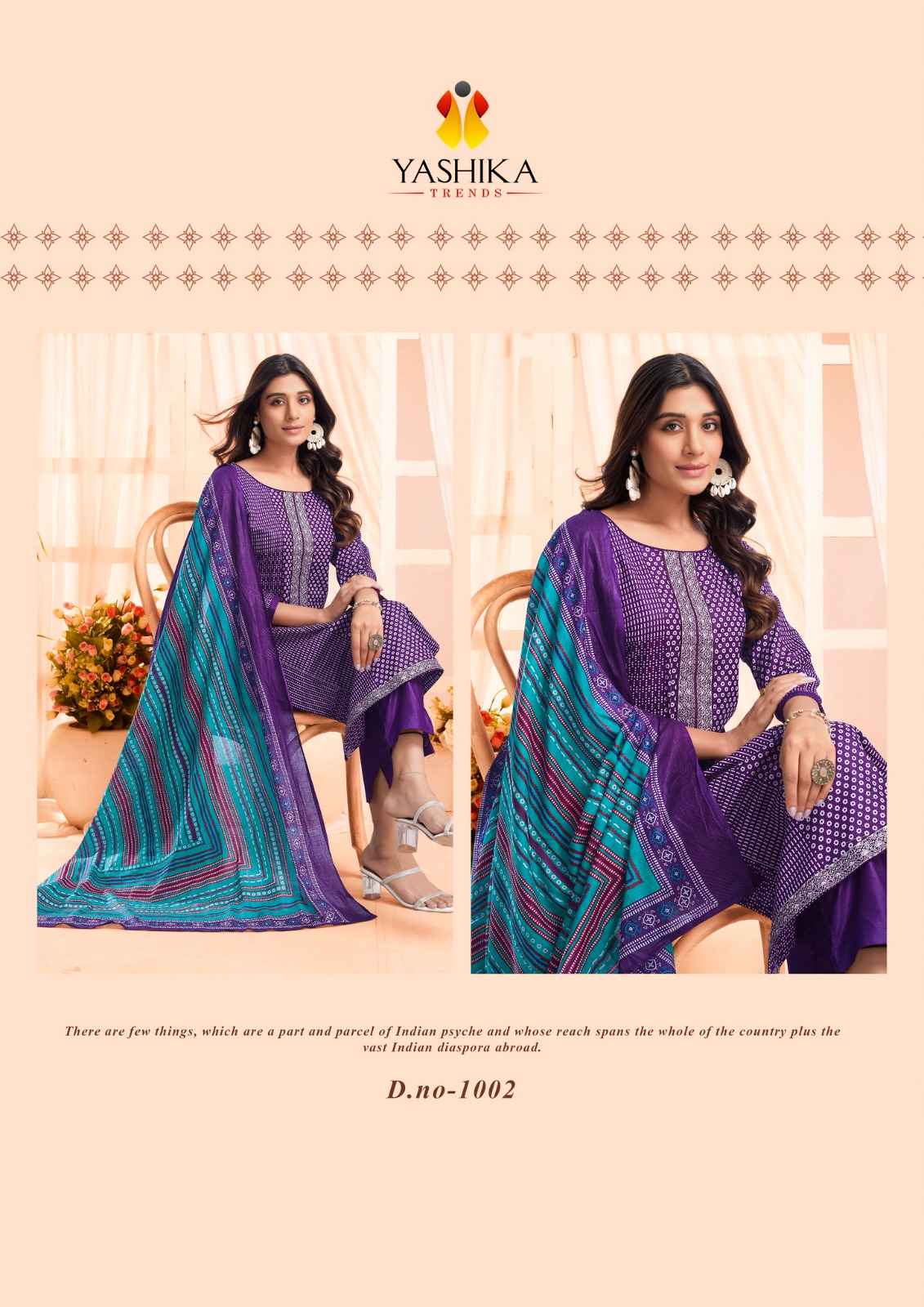 Yashika Trends Erina Heavy Cotton Dress Material (8 pcs Catalogue)
