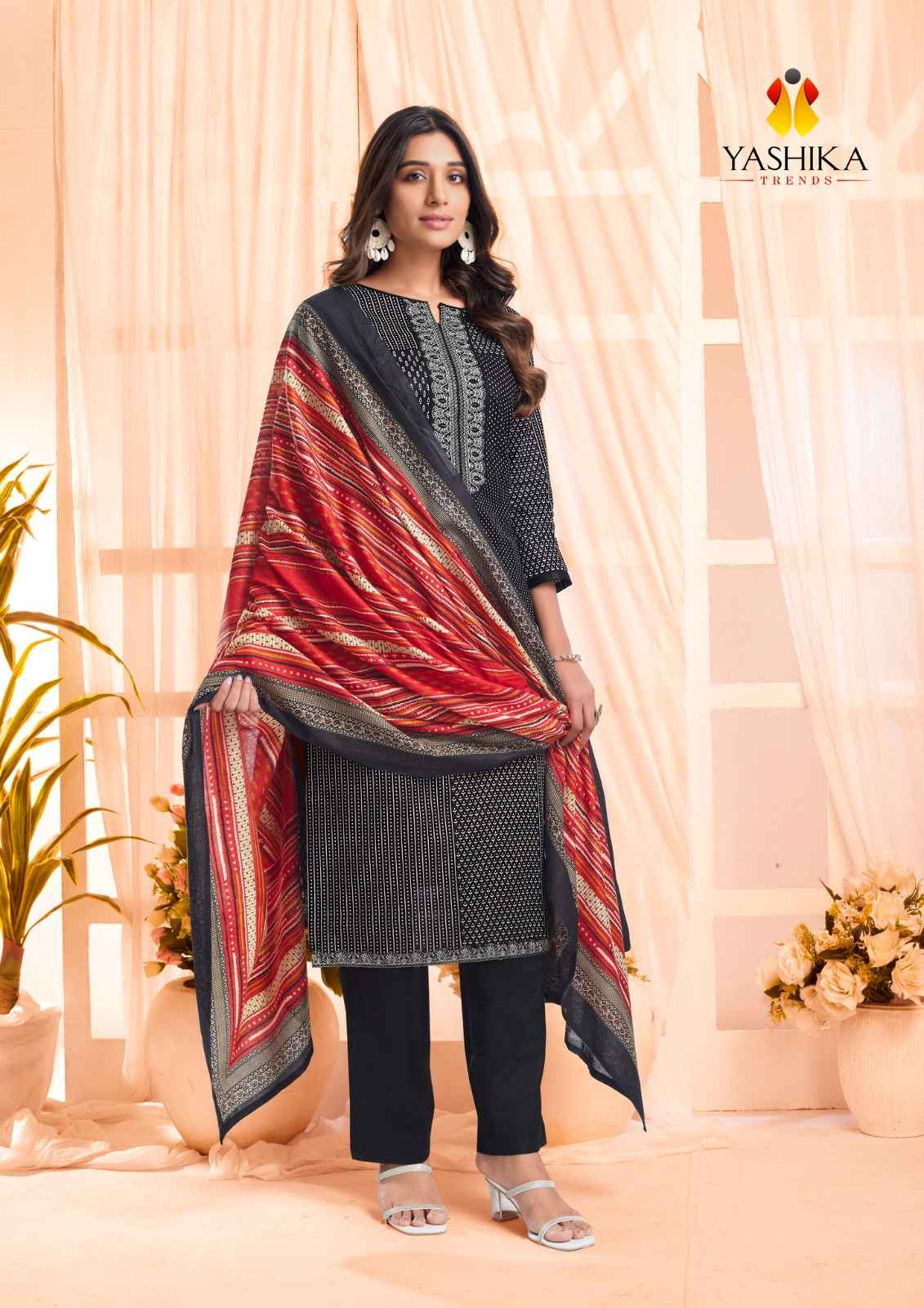 Yashika Trends Erina Heavy Cotton Dress Material (8 pcs Catalogue)