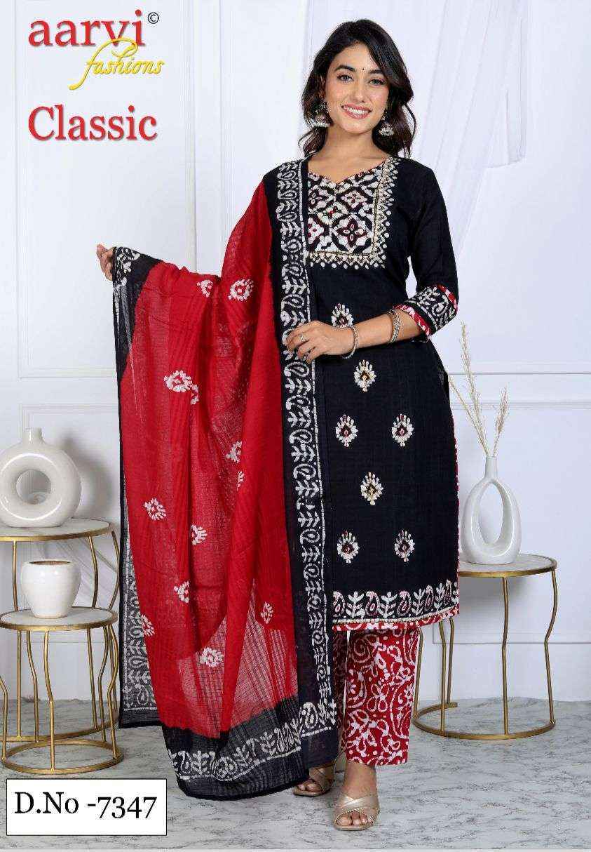 Aarvi Fashion Classic Vol 6 Cotton Dress Material 8 pcs Catalogue
