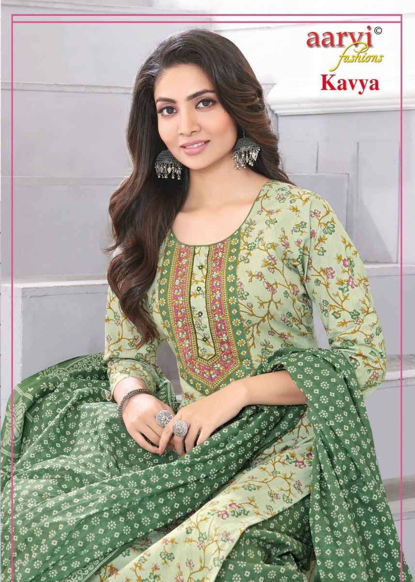 Aarvi Fashion Kavya Vol 1 Cotton Readymade Suit Wholesale Online Mumbai