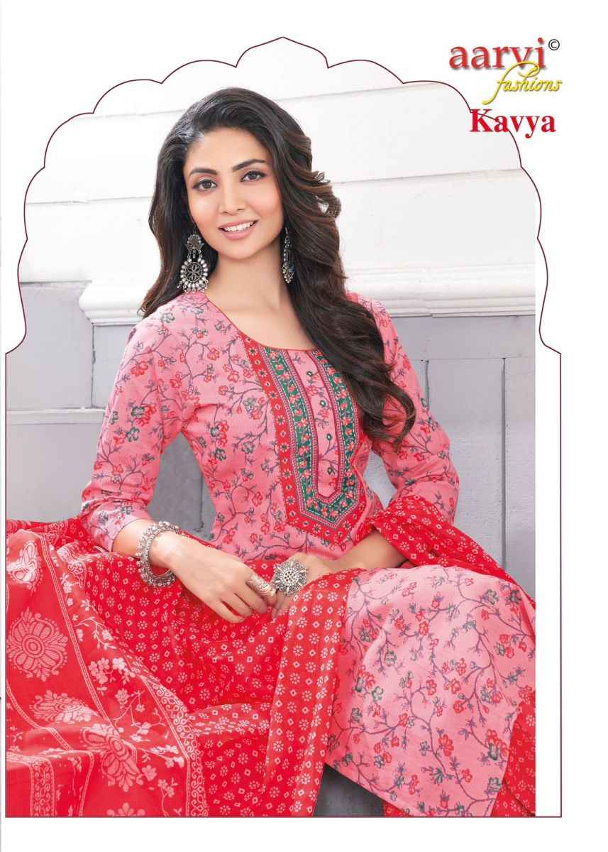 Aarvi Fashion Kavya Vol-1 Cotton Readymade Suit (8 pcs Catalogue)