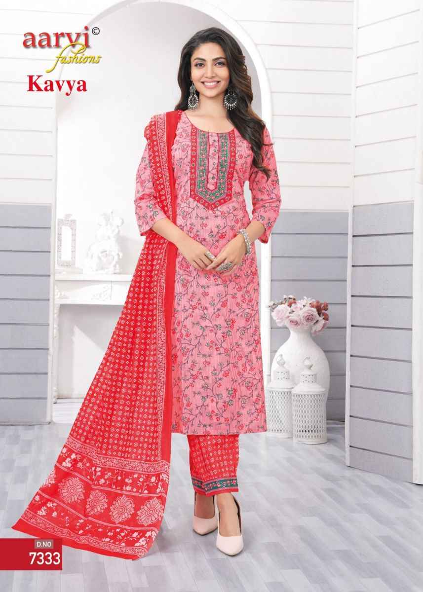 Aarvi Fashion Kavya Vol-1 Cotton Readymade Suit (8 pcs Catalogue)