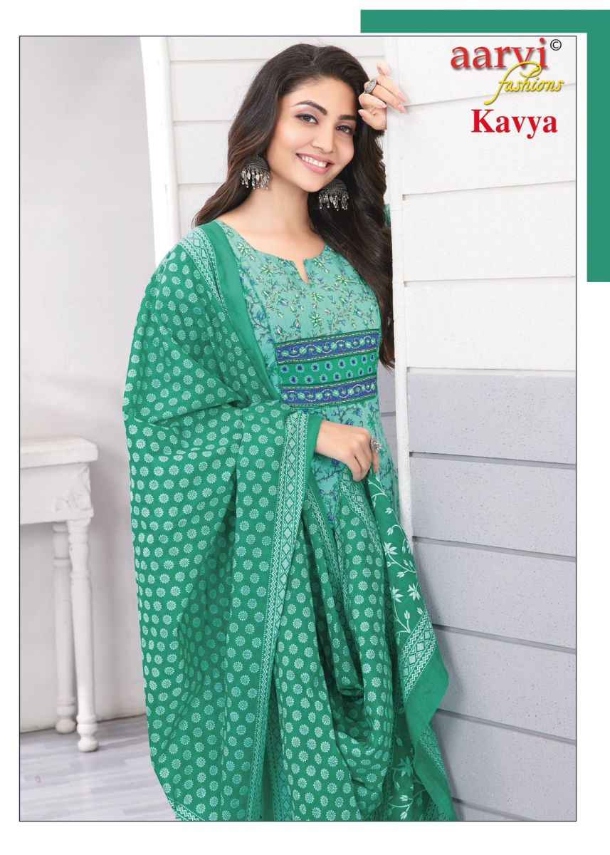 Aarvi Fashion Kavya Vol-1 Cotton Readymade Suit (8 pcs Catalogue)