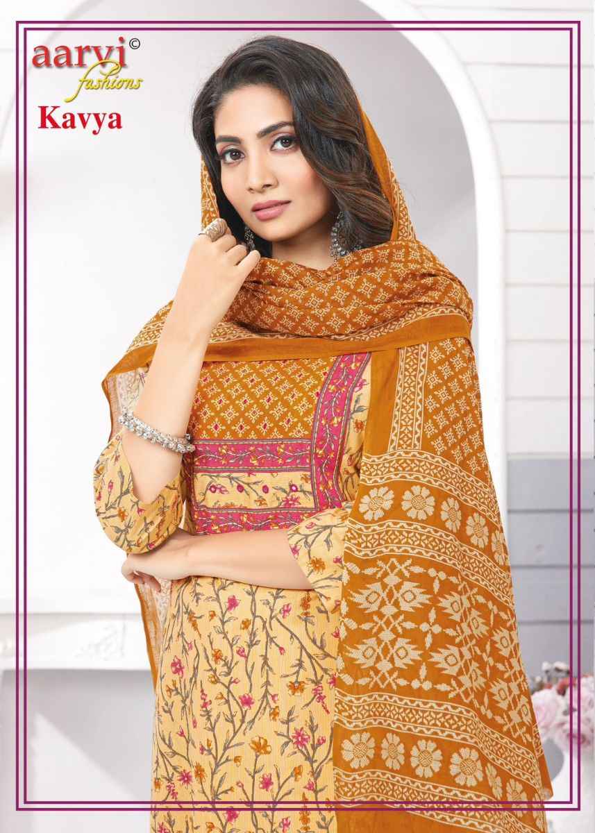 Aarvi Fashion Kavya Vol-1 Cotton Readymade Suit (8 pcs Catalogue)