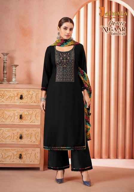 Alok Jaimala Nigaar Vol-28 Rayon Dress Material (8 pcs Catalogue)