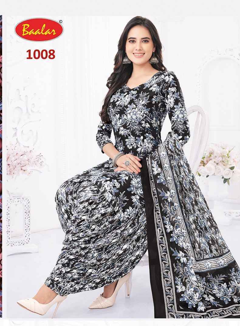Baalar Colours Cotton Dress Material 6 pcs Catalogue