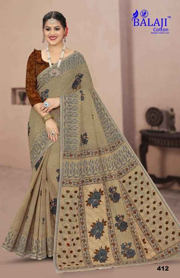 Balaji Prime Beauty Queen With B.p Vol-4 Cotton Saree 20 pcs Catalogue