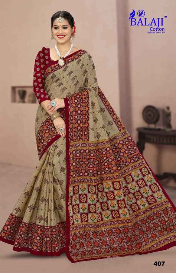Balaji Prime Beauty Queen With B.p Vol-4 Cotton Saree 20 pcs Catalogue