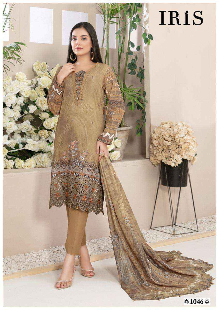 Iris Afsanah Vol-5 Cotton Dress Material (10 pcs Catalogue)