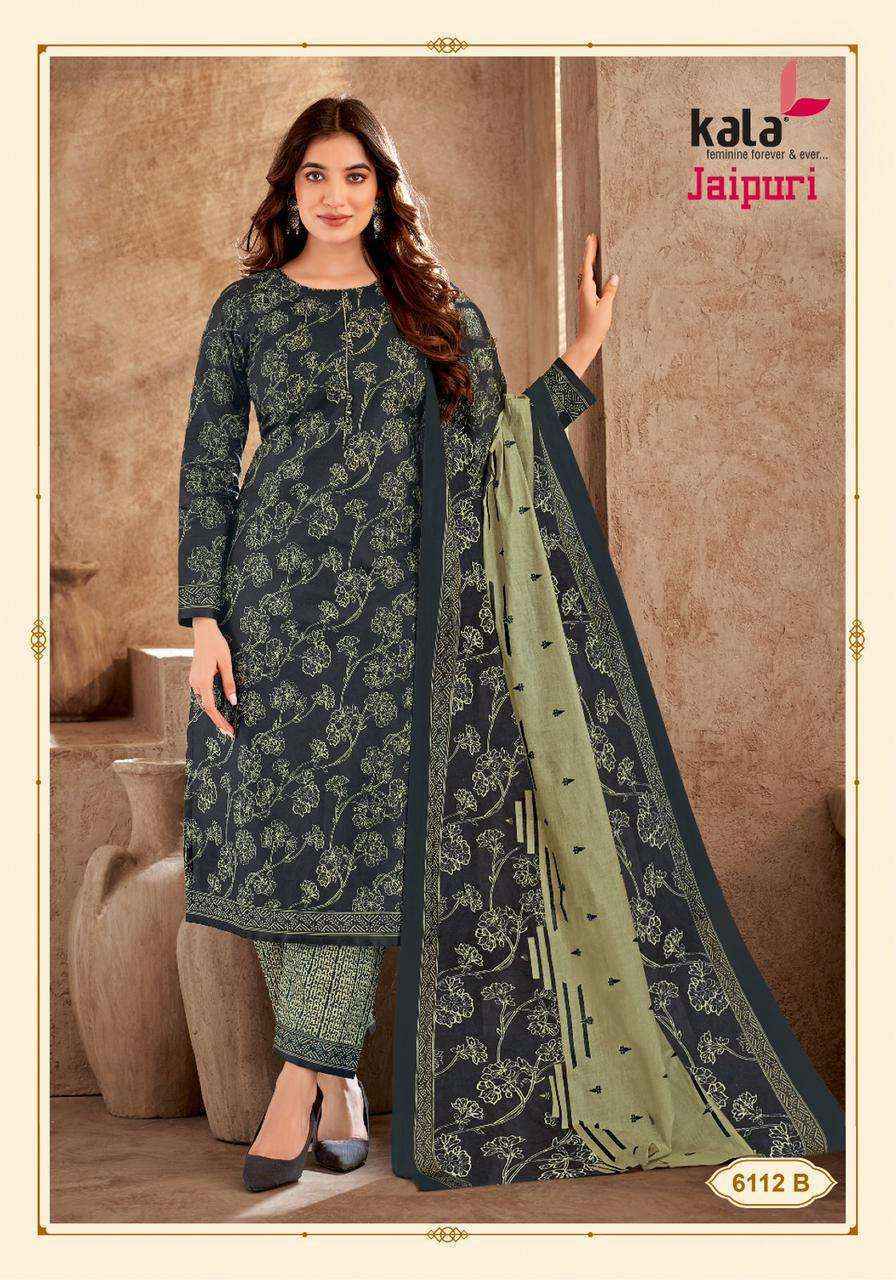 Kala Fashion Jaipuri Vol 5 Cotton Dress Material 12 pcs Catalogue