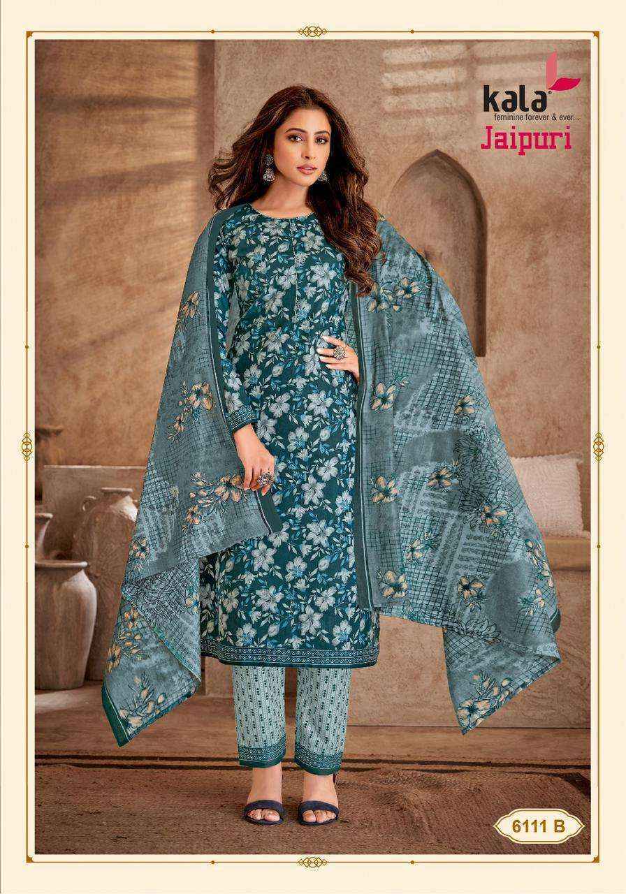 Kala Fashion Jaipuri Vol 5 Cotton Dress Material 12 pcs Catalogue