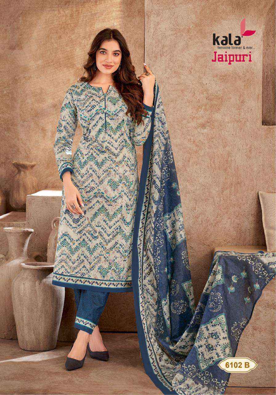 Kala Fashion Jaipuri Vol 5 Cotton Dress Material 12 pcs Catalogue