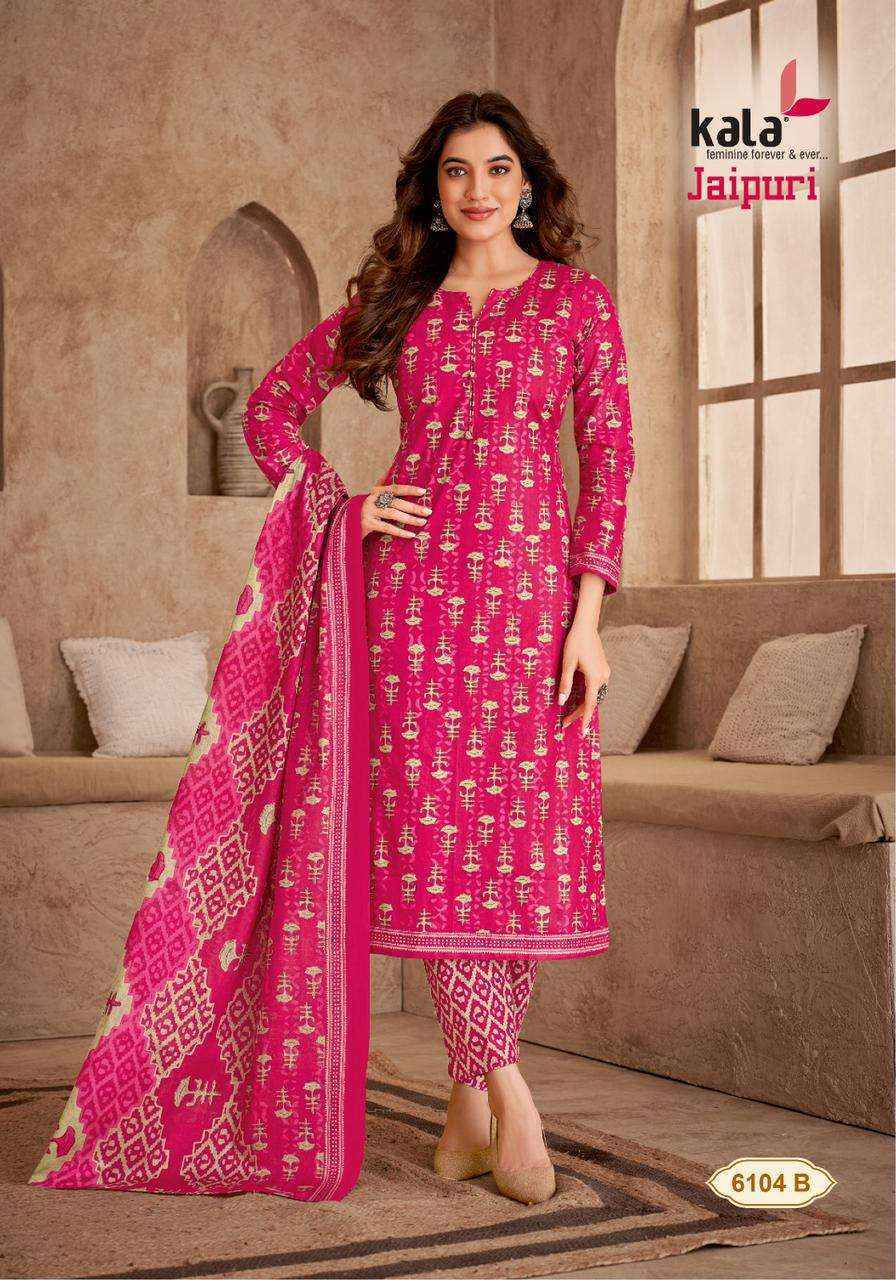 Kala Fashion Jaipuri Vol 5 Cotton Dress Material 12 pcs Catalogue