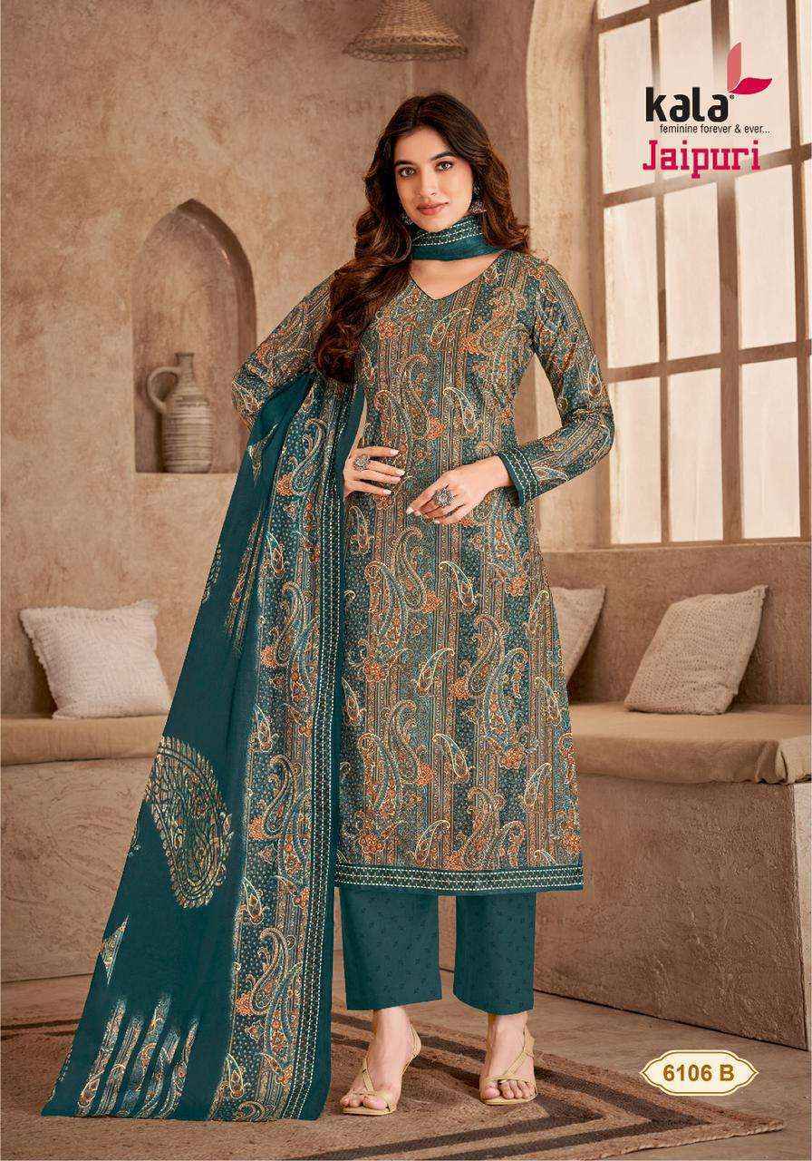 Kala Fashion Jaipuri Vol 5 Cotton Dress Material 12 pcs Catalogue
