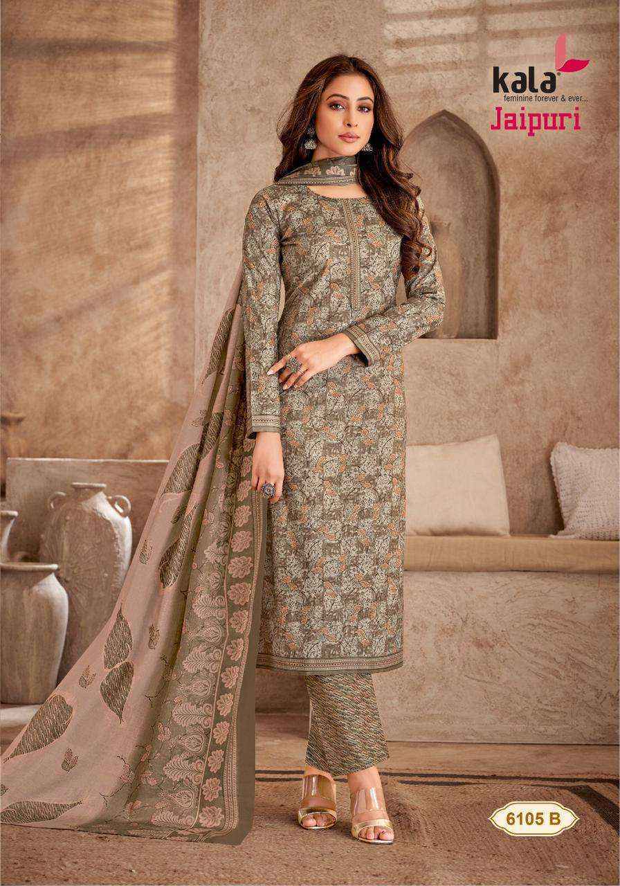 Kala Fashion Jaipuri Vol 5 Cotton Dress Material 12 pcs Catalogue