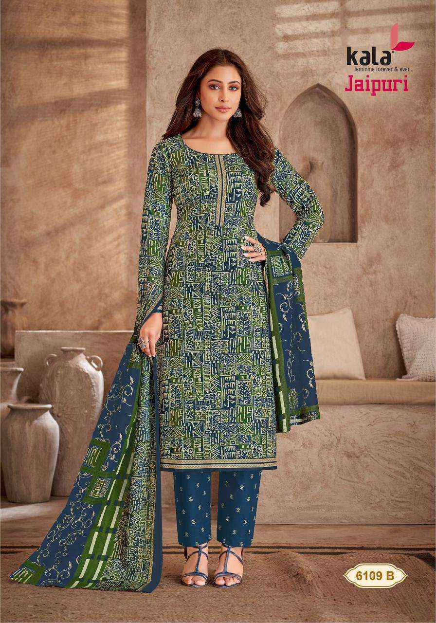 Kala Fashion Jaipuri Vol 5 Cotton Dress Material 12 pcs Catalogue