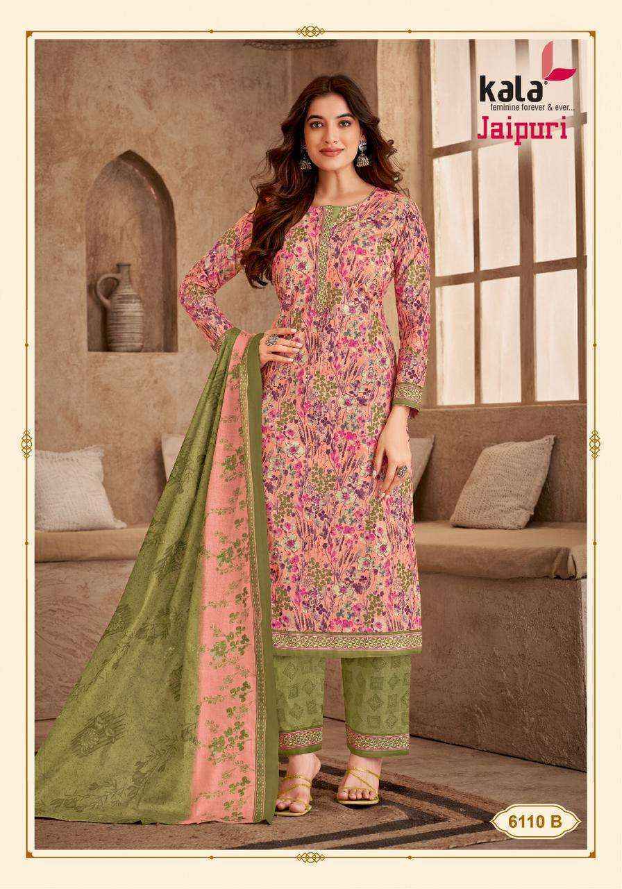 Kala Fashion Jaipuri Vol 5 Cotton Dress Material 12 pcs Catalogue