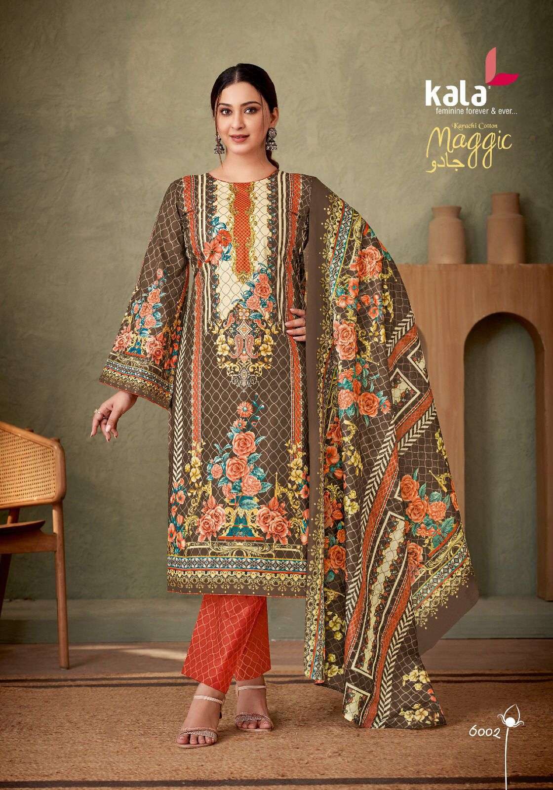 Kala Maggic Vol-21 Cotton Dress Material (12 pcs Catalogue)