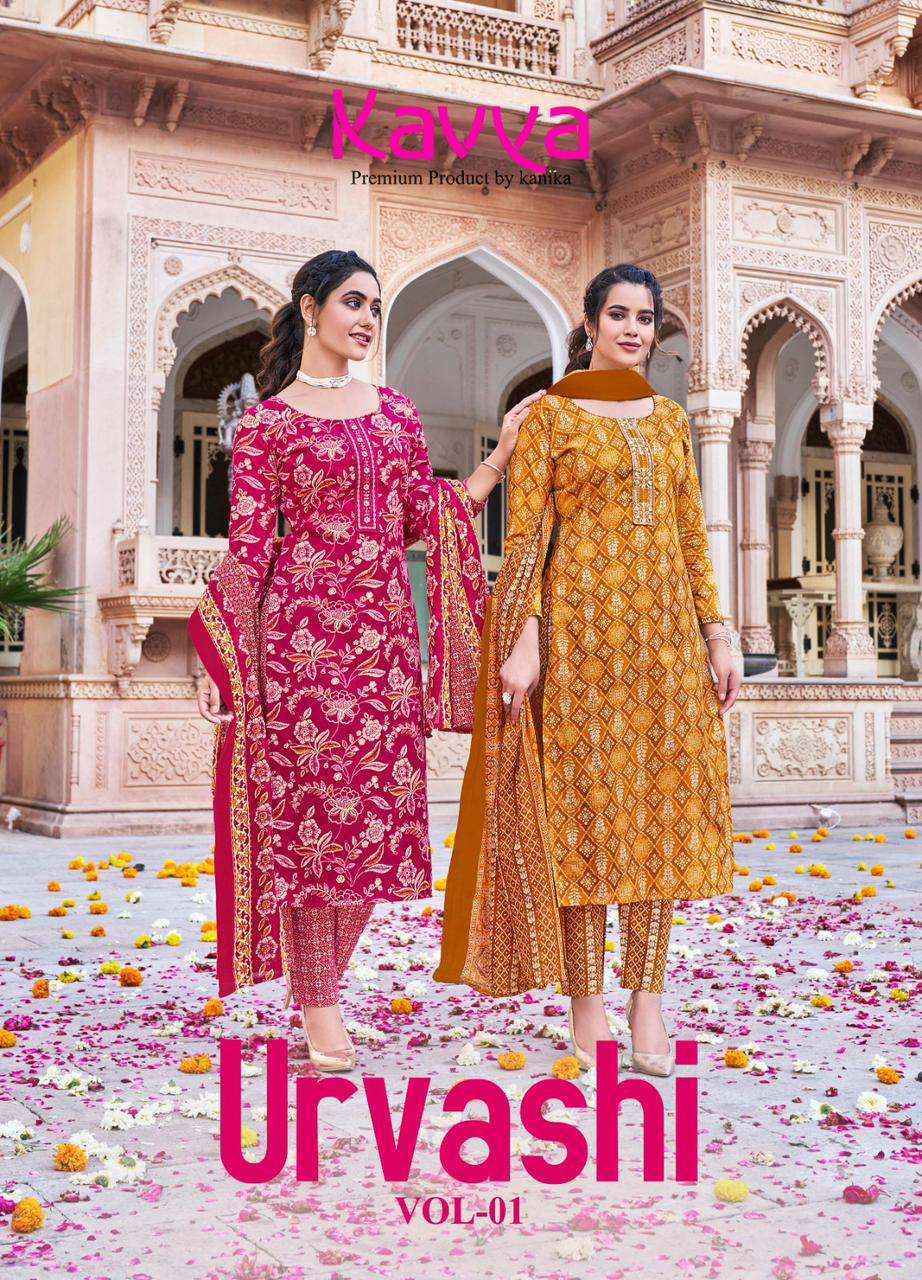 Kaya Urvashi Vol-1 Cotton Readymade Suit (10 pcs Catalogue)