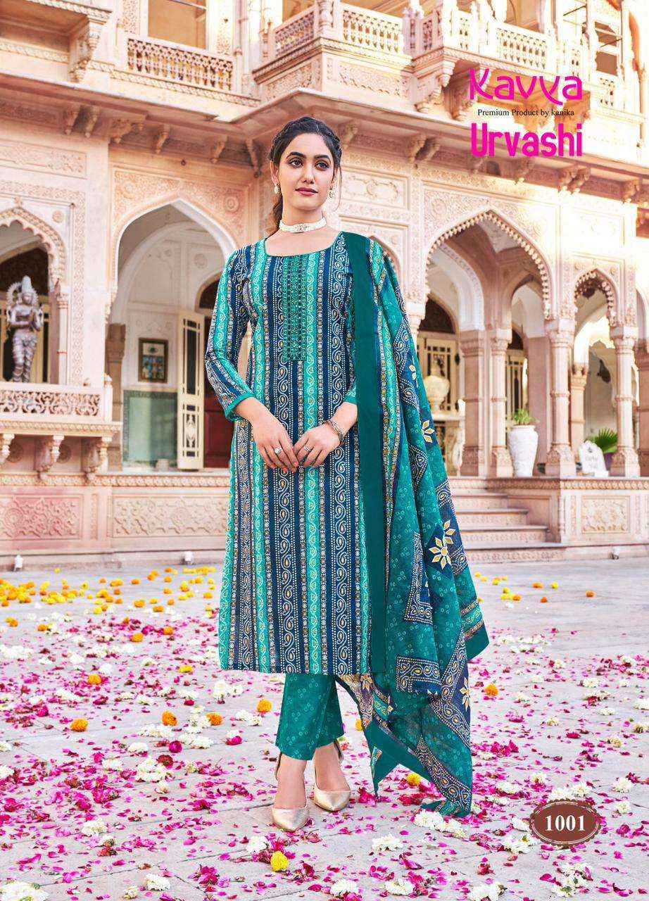 Kaya Urvashi Vol-1 Cotton Readymade Suit (10 pcs Catalogue)