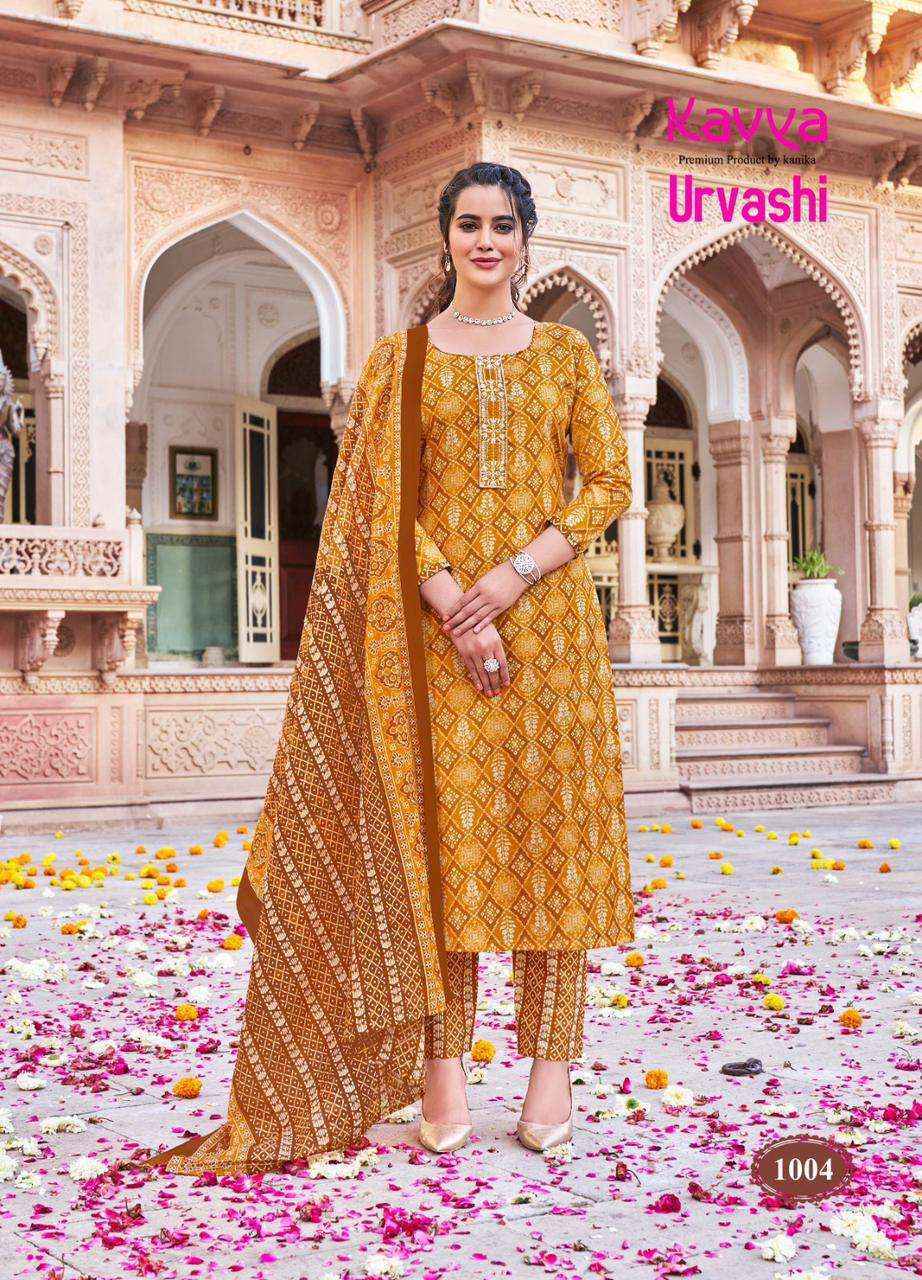 Kaya Urvashi Vol-1 Cotton Readymade Suit (10 pcs Catalogue)