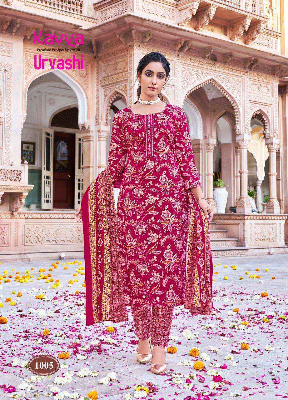 Kaya Urvashi Vol-1 Cotton Readymade Suit (10 pcs Catalogue)