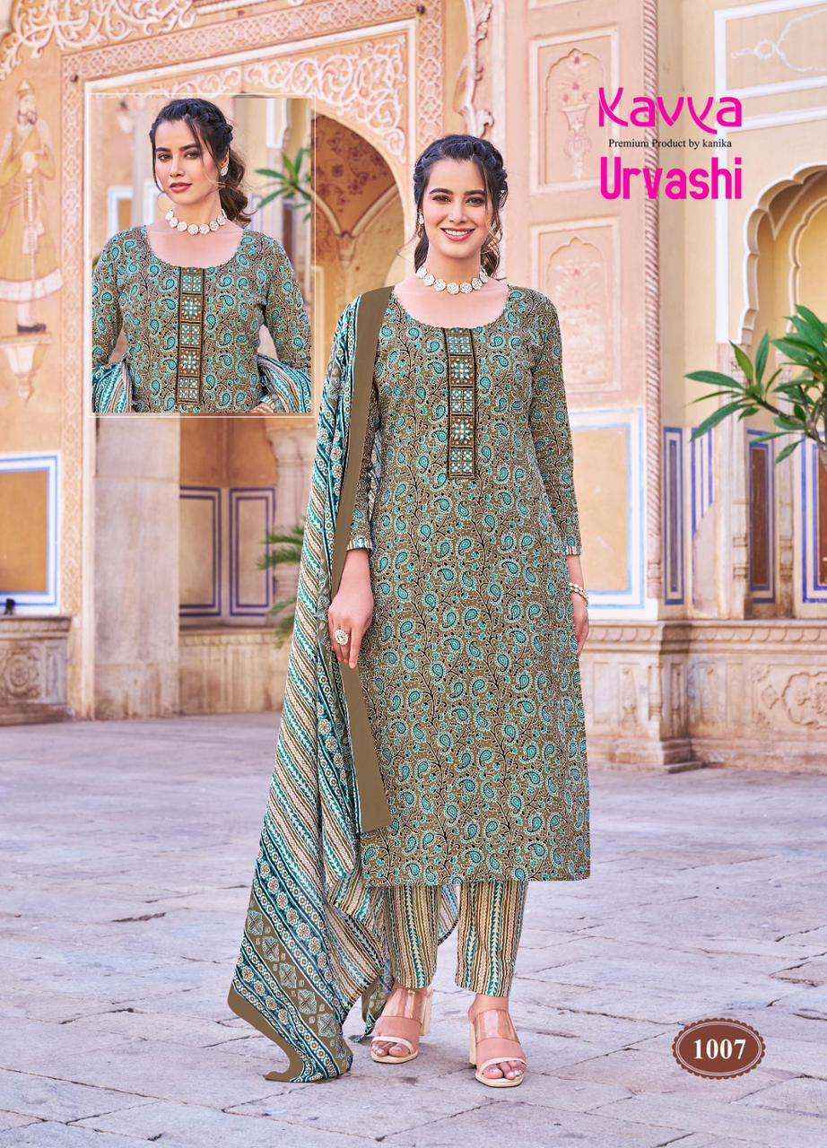 Kaya Urvashi Vol-1 Cotton Readymade Suit (10 pcs Catalogue)