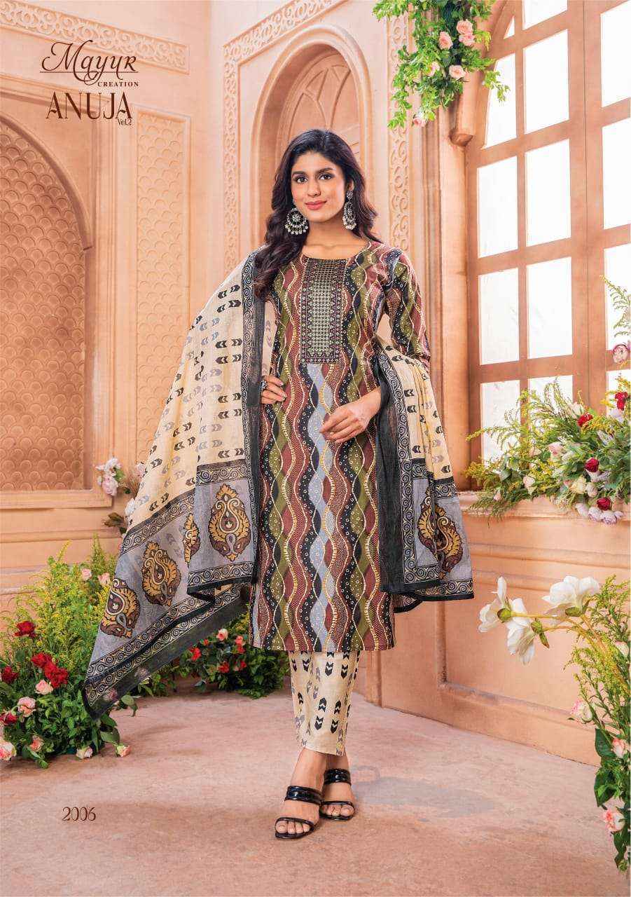Mayur Creation Anuja Vol 2 Lawn Cotton Dress Material Wholesale Online Mumbai