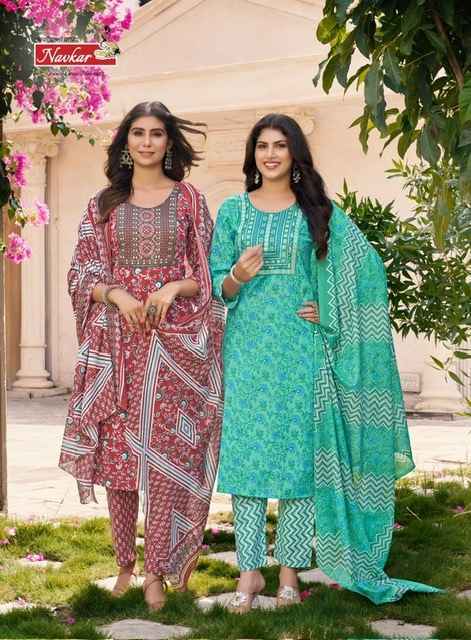 Navkar Suchi Vol-3 Cotton Readymade Suit (10 pcs Catalogue)