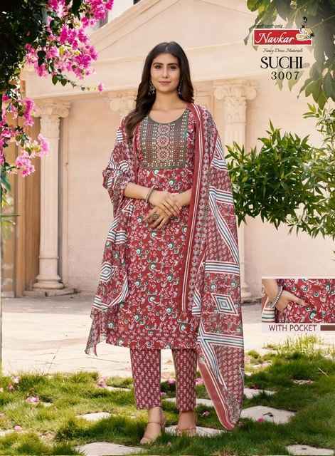 Navkar Suchi Vol-3 Cotton Readymade Suit (10 pcs Catalogue)