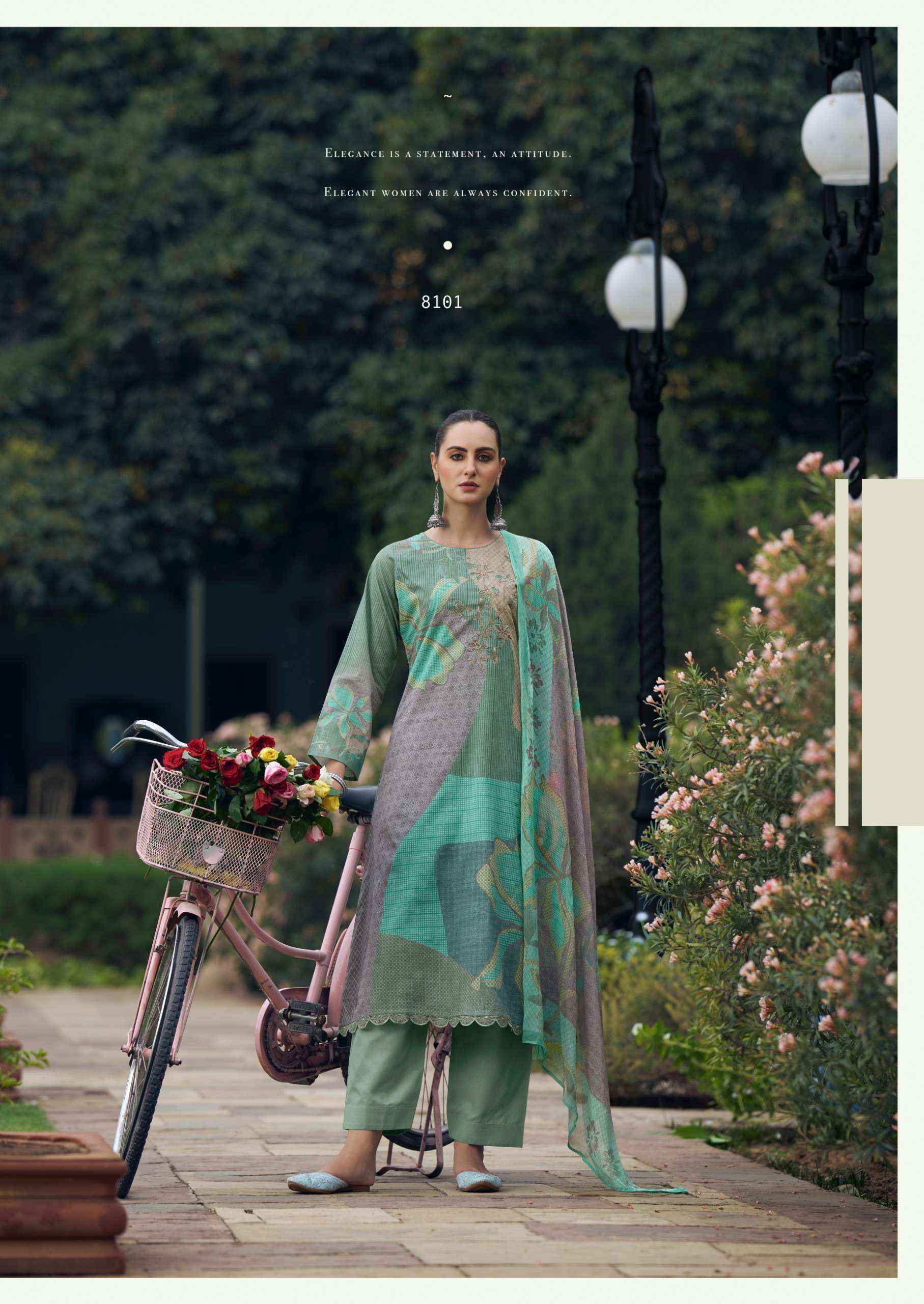 PRM Trendz Maritza Cotton Dress Material (8 pcs Catalogue)