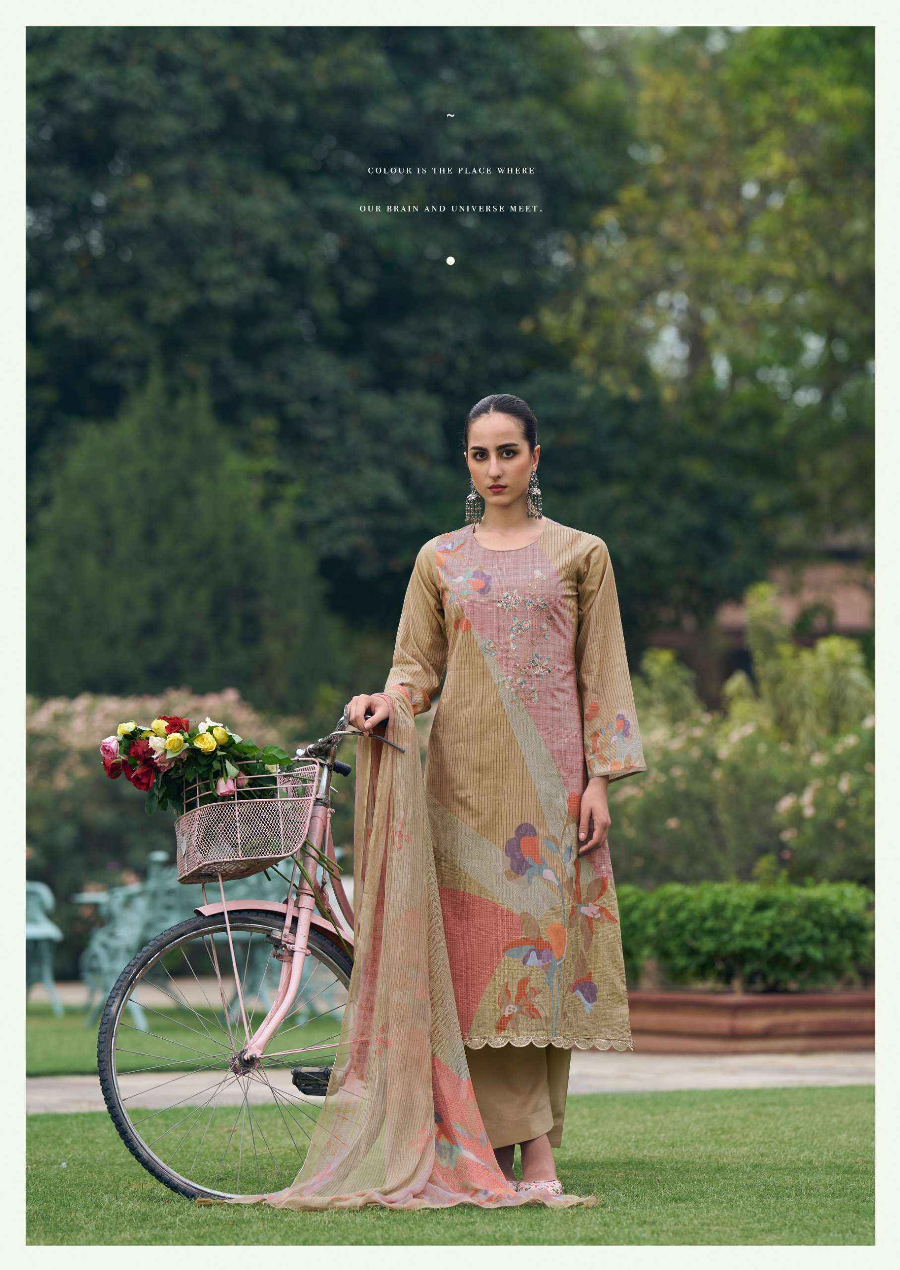 PRM Trendz Maritza Cotton Dress Material (8 pcs Catalogue)