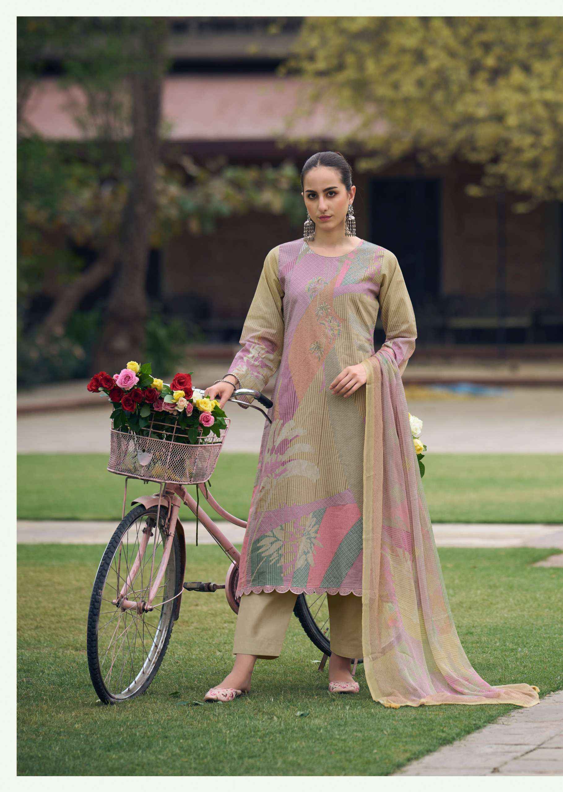 PRM Trendz Maritza Cotton Dress Material (8 pcs Catalogue)