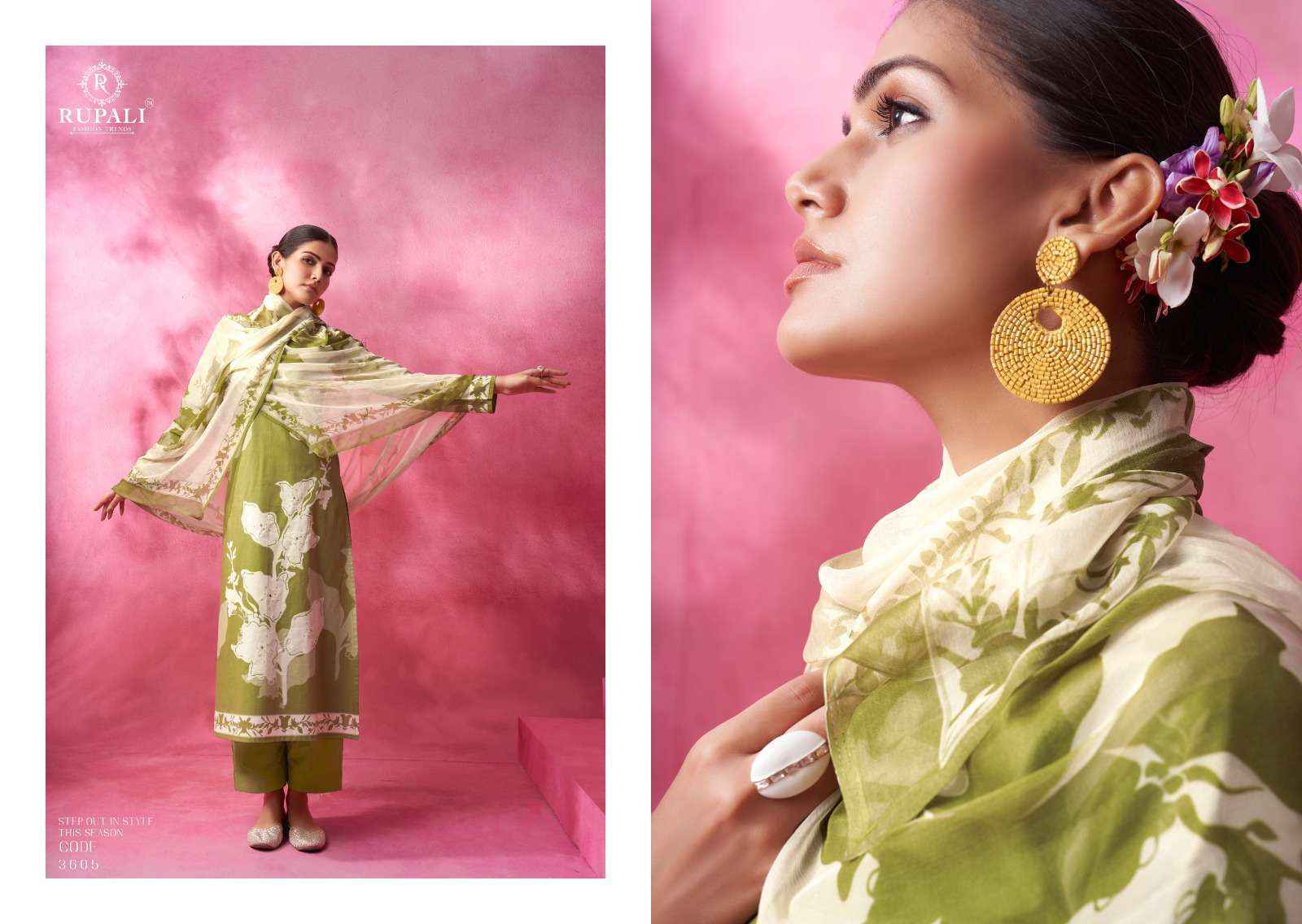 Rupali Fashion Bahara Lawn Cotton Dress Material Wholesale Online Mumbai