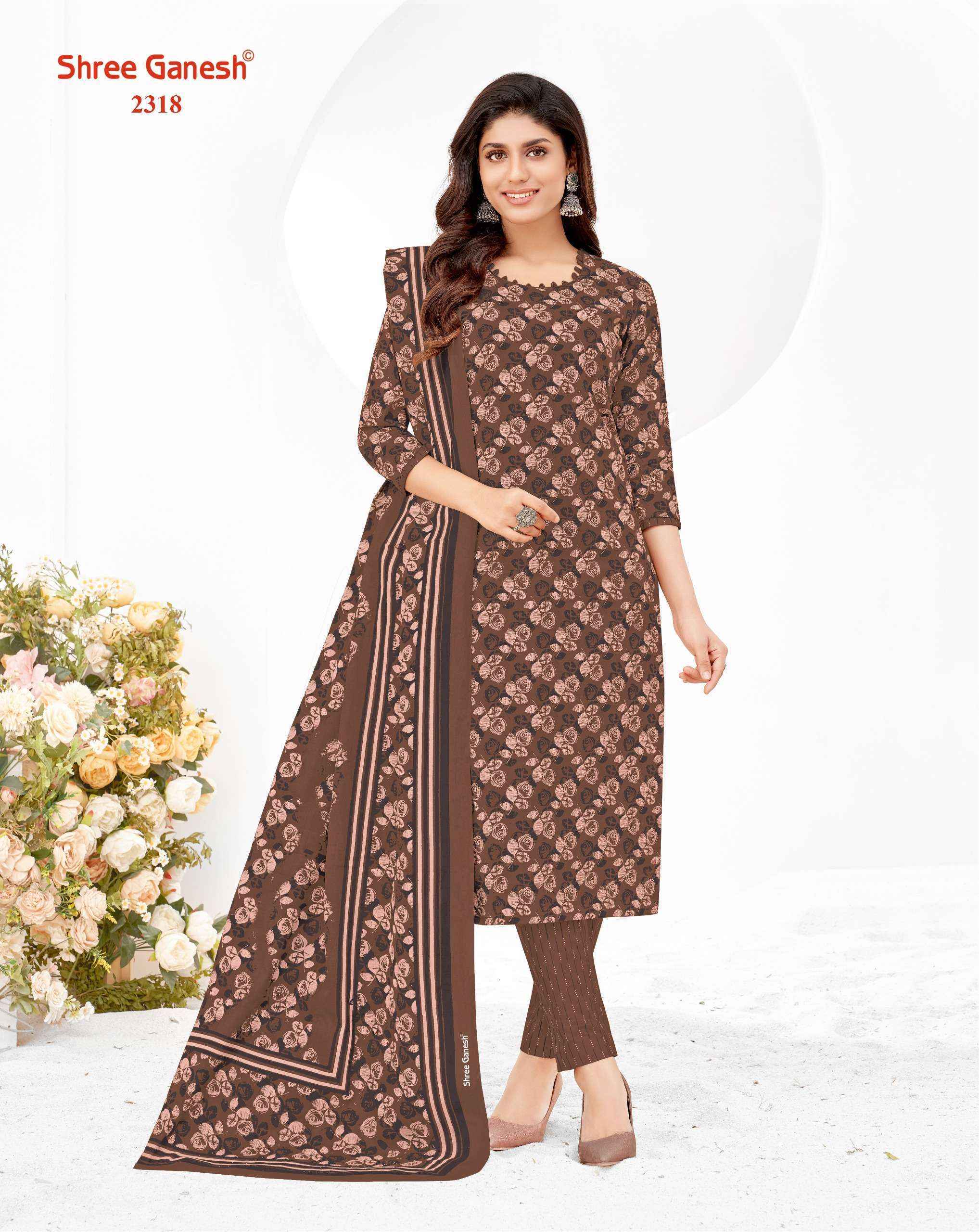 Shree Ganesh Samaiyra Vol-12 Cotton Dress Material (20 pcs Catalogue)