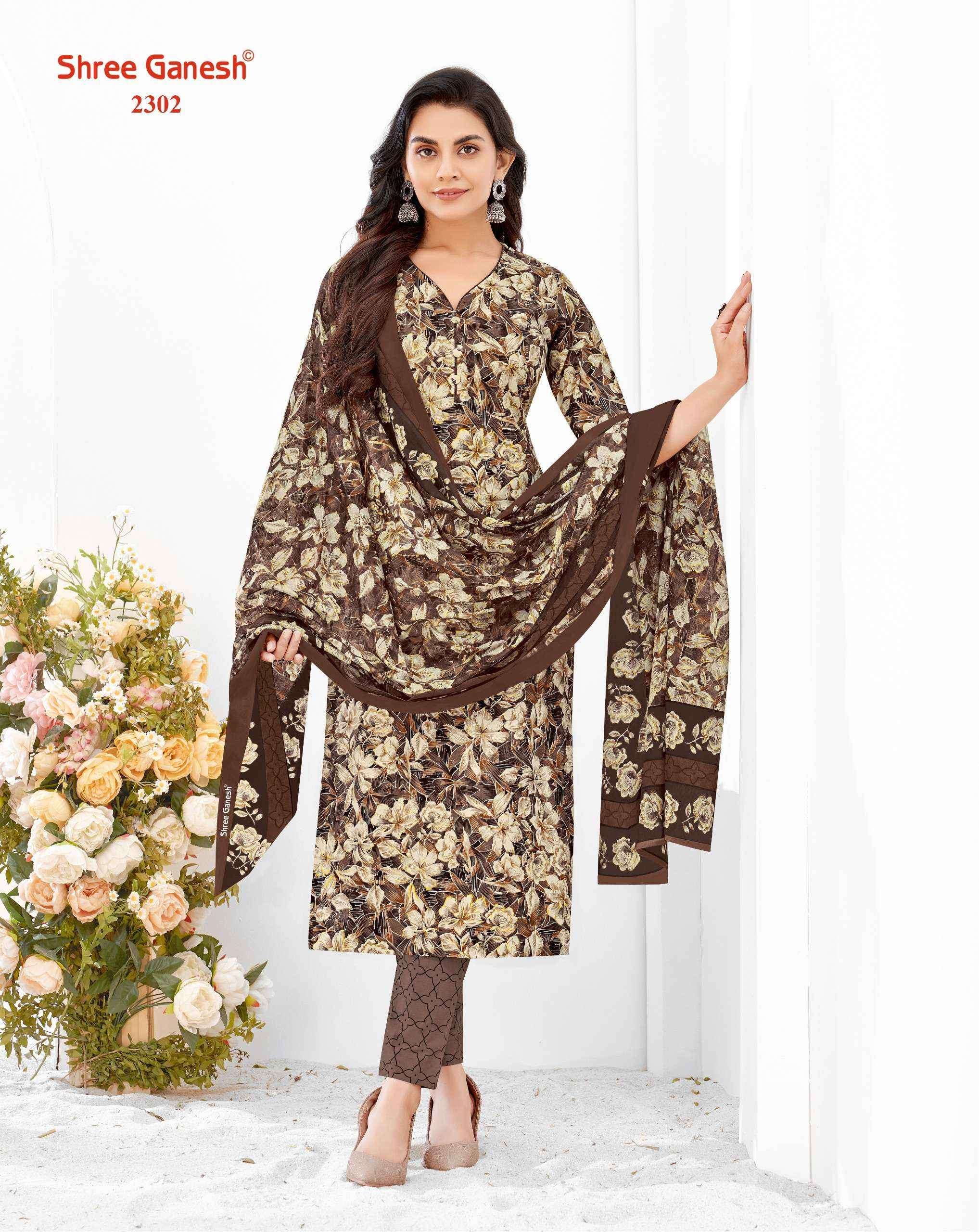 Shree Ganesh Samaiyra Vol 13 Cotton Dress Material Wholesale Online Mumbai